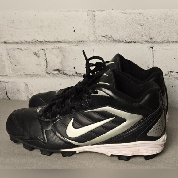 Nike Keystone Low 375561-011 Black Baseball Softball Cleats. - Picture 1 of 10